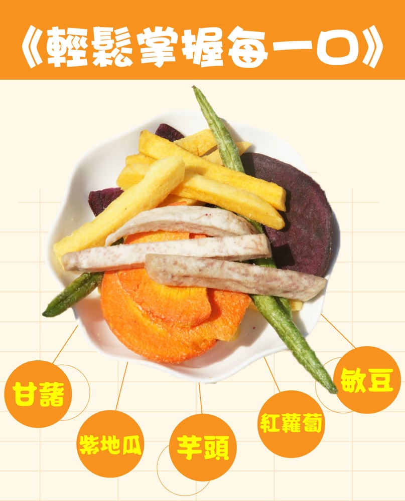 【五桔國際】蔬菜隨手包25gx10包