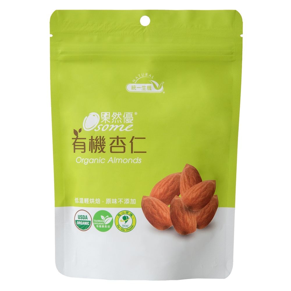 【統一生機】果然優有機杏仁(150g/袋)