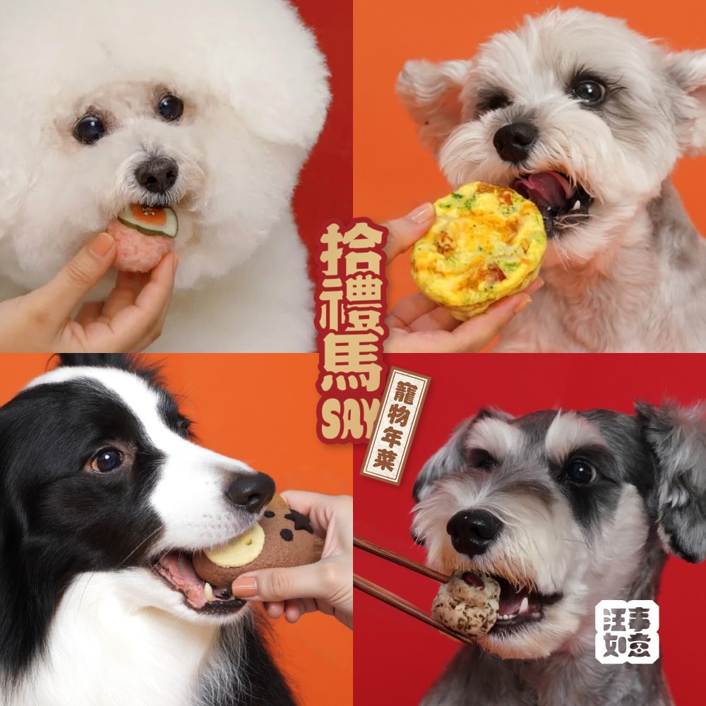 【汪事如意】拾禮馬SAY。寵物年菜禮盒+熱銷零食兩品(預購產品2026/01/15出貨)