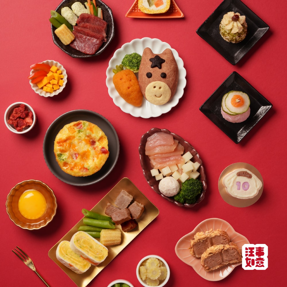 【汪事如意】拾禮馬SAY。寵物年菜禮盒+熱銷零食兩品(預購產品2026/01/15出貨)