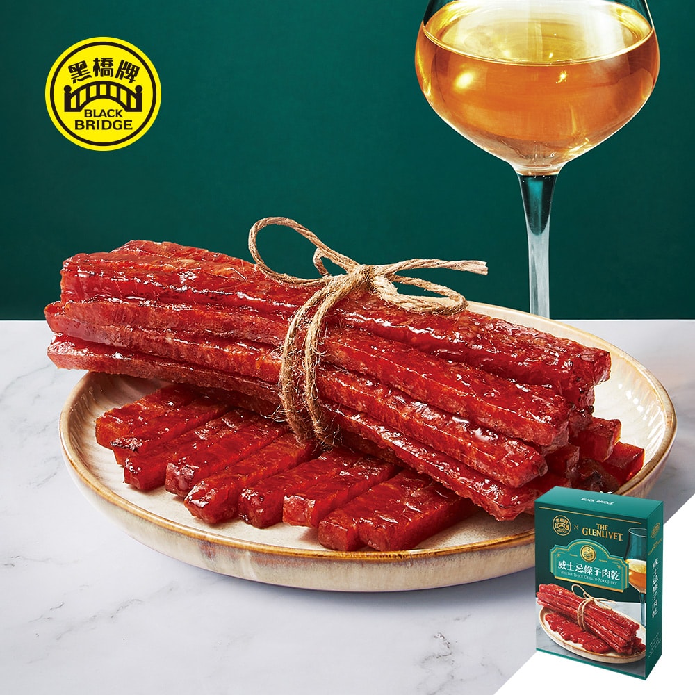 【黑橋牌】原味/威士忌條子肉乾單條包裝3件組