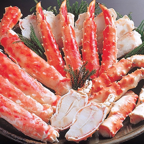 【築地一番鮮】比臉大熟凍智利帝王蟹1-1.2kg+俄羅斯(熟)松葉蟹1整隻(650G/隻)