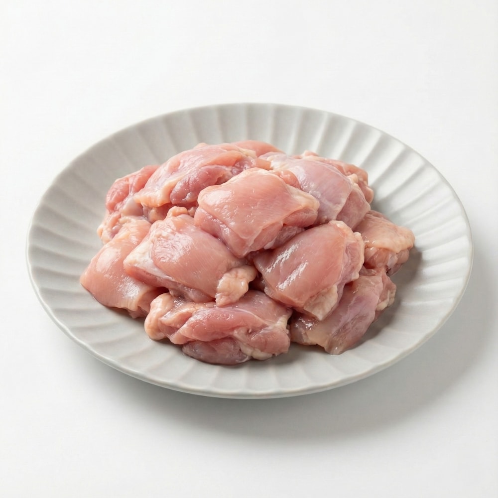 【有心肉舖子】冷氣雞 去皮去骨雞腿肉丁(300g)×5包(共1500g)｜全程冷氣製程鮮甜不縮水｜健身備餐快炒首選