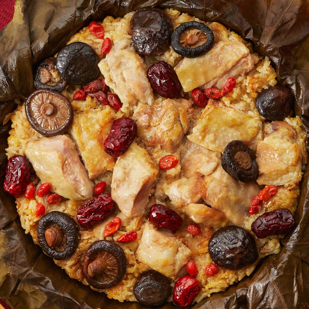 【雙月】年菜6件組(佛跳牆+米糕+筍絲蹄膀+雞湯+干貝白菜滷+鱸魚湯)(年菜/年貨)