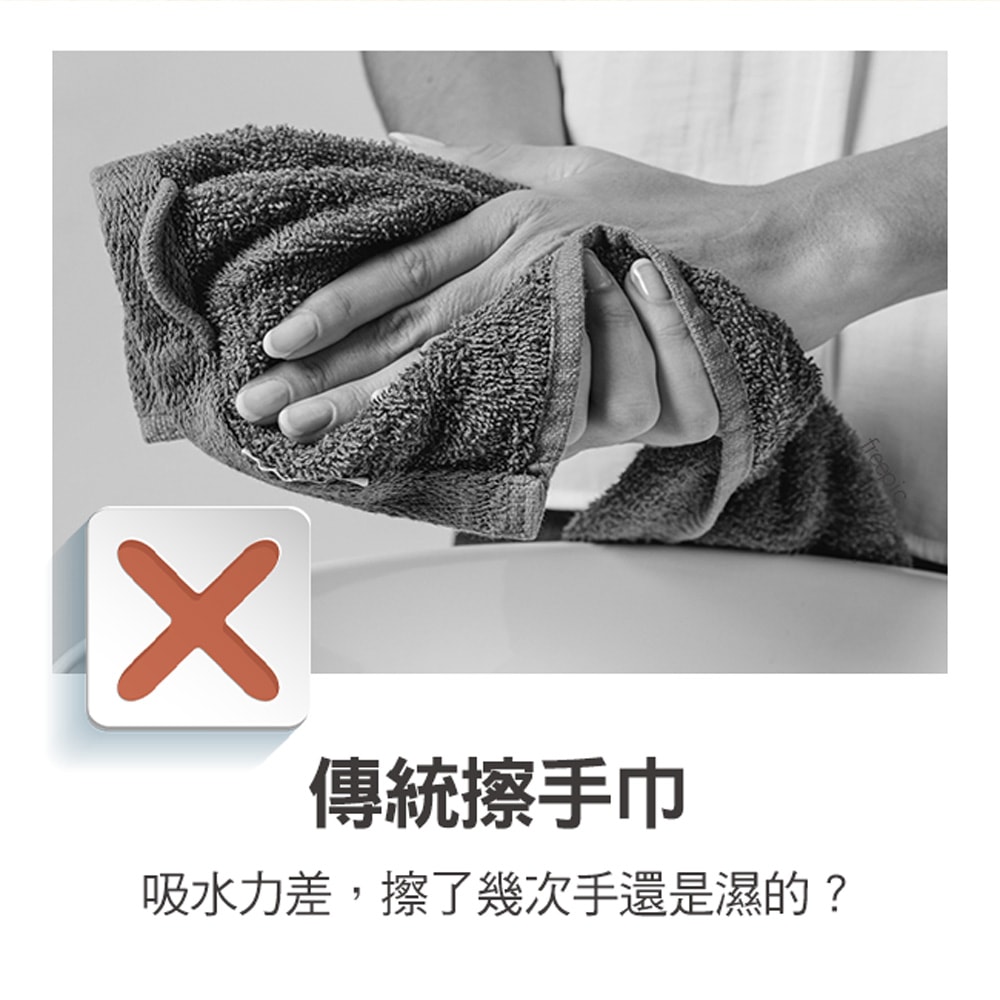 【百鈴】Aqua超吸水快乾擦手巾-天鵝-2入