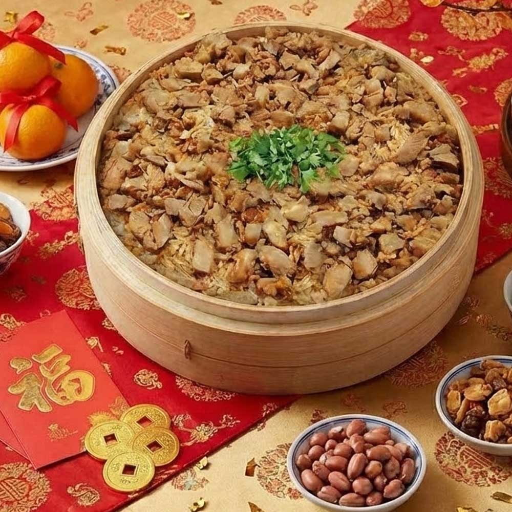 【金品】麻油雞米糕2盒組(800g/盒)(年菜/年貨)