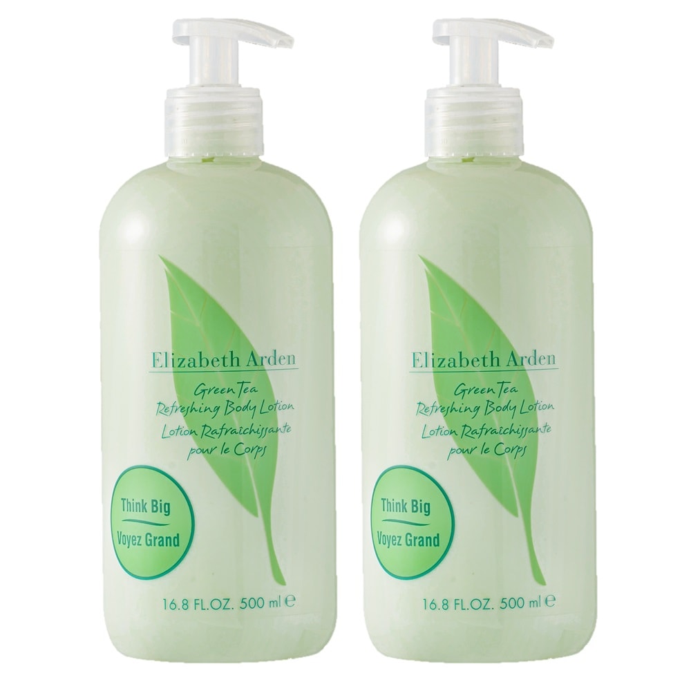 【Elizabeth Arden 伊麗莎白雅頓】綠茶香水身體乳500ml 兩入組 公司貨(效期2027/03)