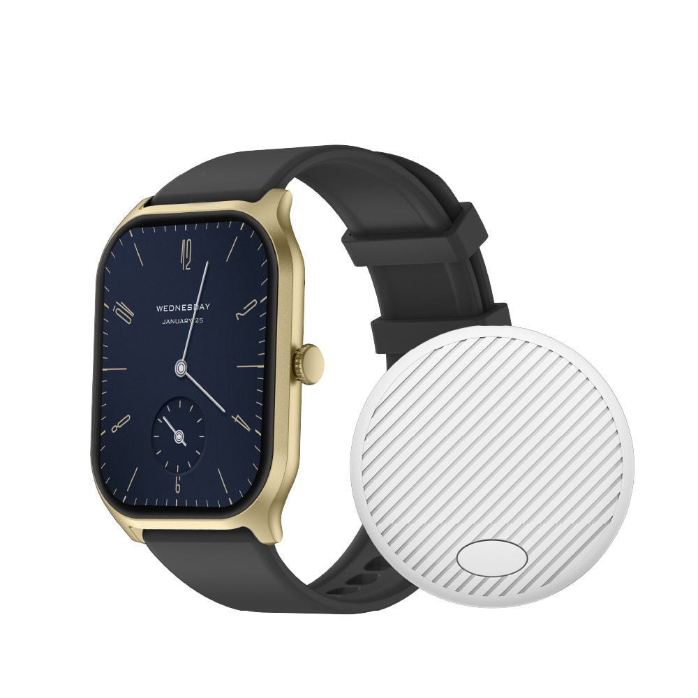 【Ergotech 人因科技】SW212 光脈IPS智慧腕錶加 SA120 雙系統藍牙定位器