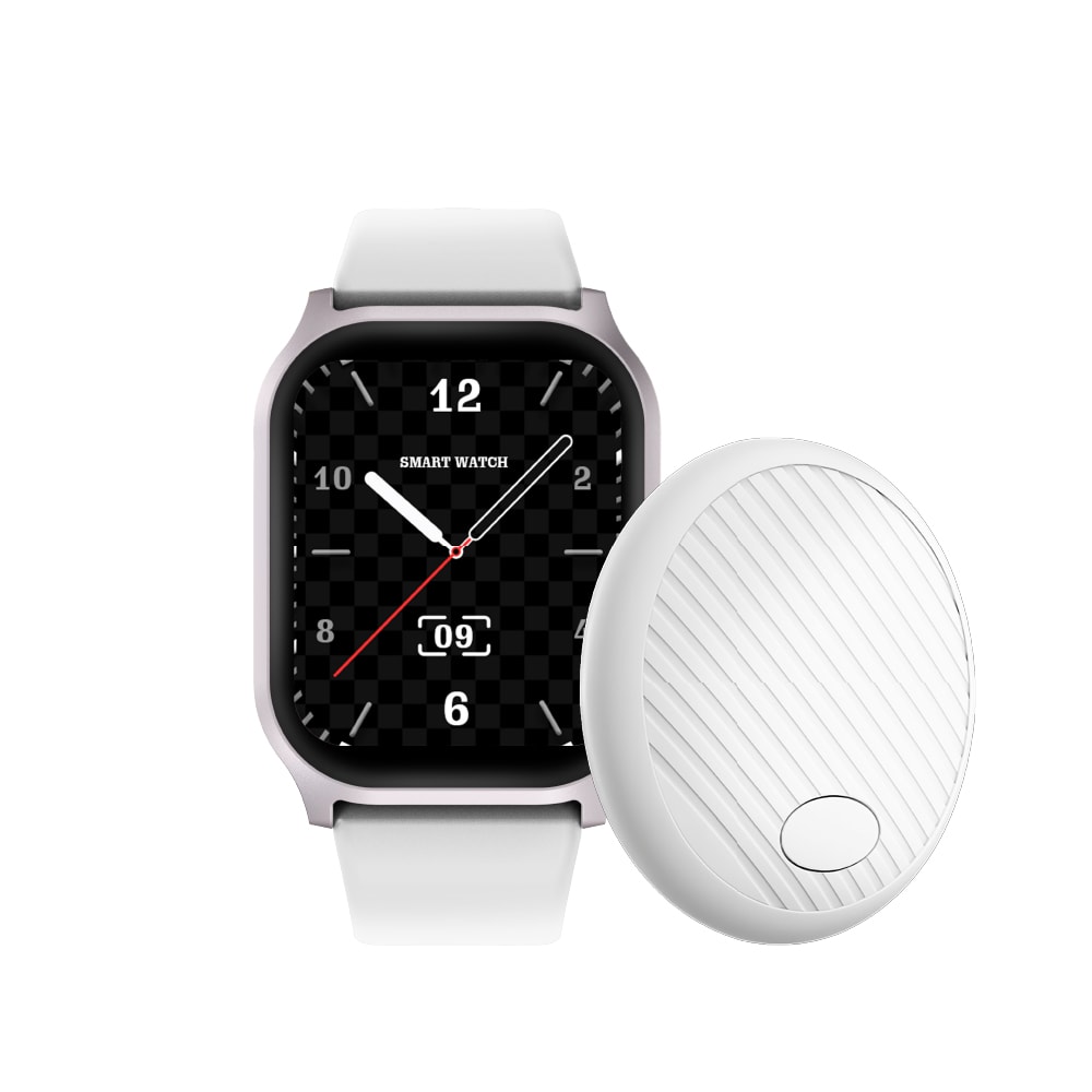 【Ergotech 人因科技】SW212 光脈IPS智慧腕錶加 SA120 雙系統藍牙定位器