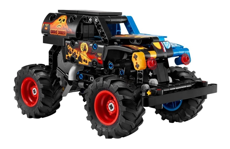 【LEGO 樂高】磚星球〡 42219 動力科技 Grave Digger 火與冰 Monster Jam™ Grave Digger™ Fire and Ice