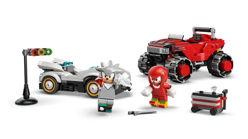 【LEGO 樂高】磚星球〡 77118 音速小子系列 希爾弗的車 vs. 納克的怪獸卡車 Silver's Car vs. Knuckles' Monster Truck