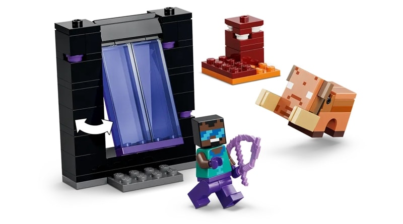【LEGO 樂高】磚星球〡 21584 當個創世神 地獄和終界傳送門之旅 Nether & End Portal Journey
