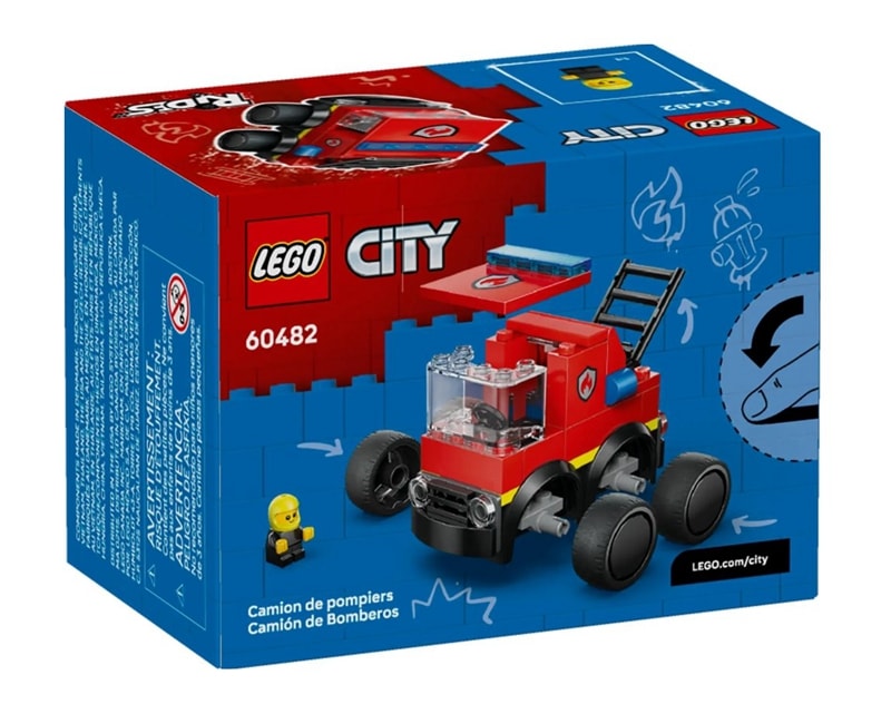 【LEGO 樂高】磚星球〡 60482 城市系列 Rides－消防車 Rides – Fire Truck