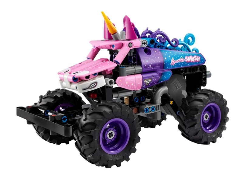 【LEGO 樂高】磚星球〡 42220 動力科技 Sparkle Smash閃亮粉碎 迴力車 Monster Jam™  Sparkle Smash™ Pull-Back