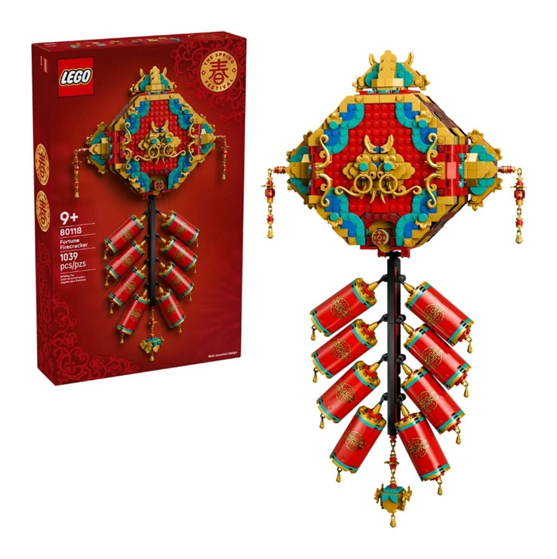 【LEGO 樂高】磚星球〡 80118 中國新年系列 迎福鞭炮 Fortune Firecracker
