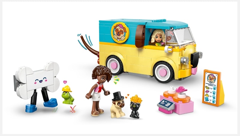 【LEGO 樂高】磚星球〡 42678 好朋友系列 寵物飾品車 Pet Accessories Van