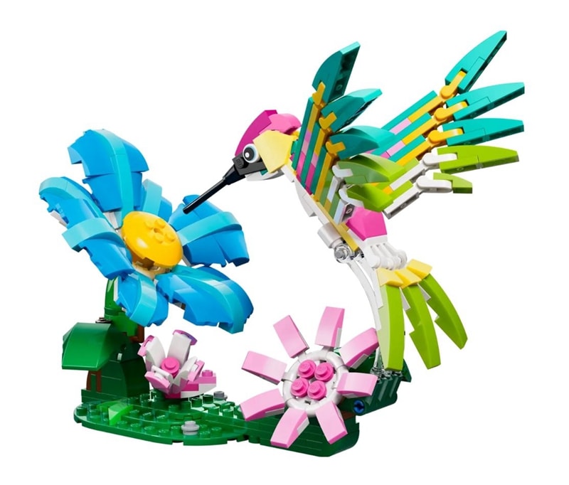 【LEGO 樂高】磚星球〡 31384 創意三合一系列 野生動物 多彩蜂鳥 Wild Animals: Colorful Hummingbird