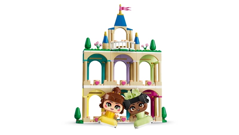 【LEGO 樂高】磚星球〡 43291 迪士尼系列 迷你貝兒和蒂安娜與城堡 Mini Belle & Tiana with Castle