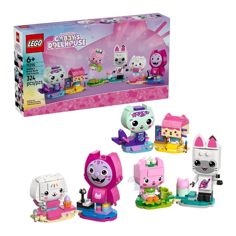 【LEGO 樂高】磚星球〡 11215 蓋比系列 蓋比的積木版貓咪朋友 Gabby's Brick-Built Cat Friends