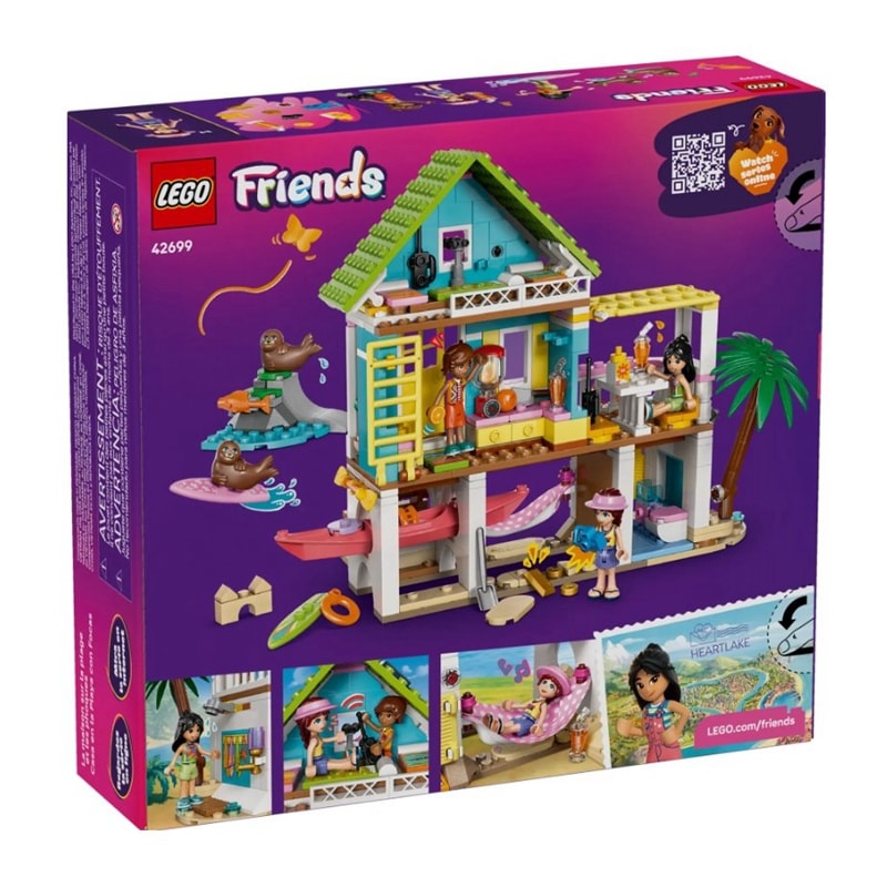 【LEGO 樂高】磚星球〡 42699 好朋友系列 海灘小屋和海豹 Beach House with Seals
