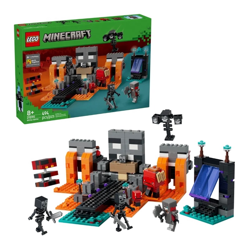 【LEGO 樂高】磚星球〡 21590 當個創世神 凋零怪大戰 Wither Battle