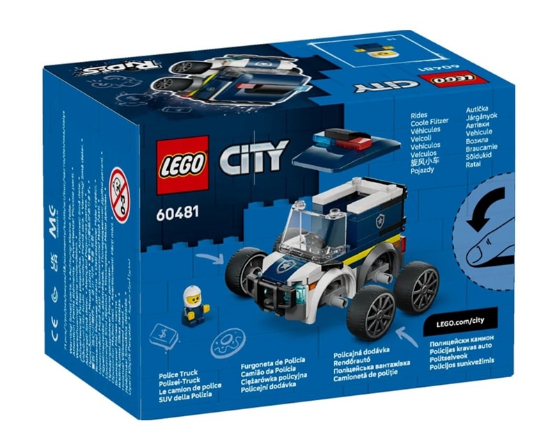 【LEGO 樂高】磚星球〡 60481 城市系列 Rides－警用卡車 Rides – Police Truck