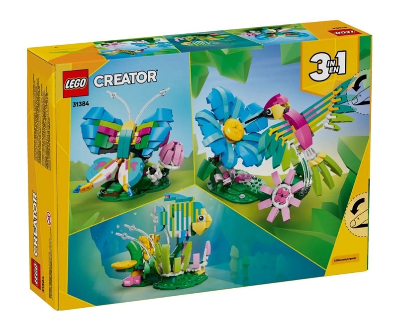 【LEGO 樂高】磚星球〡 31384 創意三合一系列 野生動物 多彩蜂鳥 Wild Animals: Colorful Hummingbird