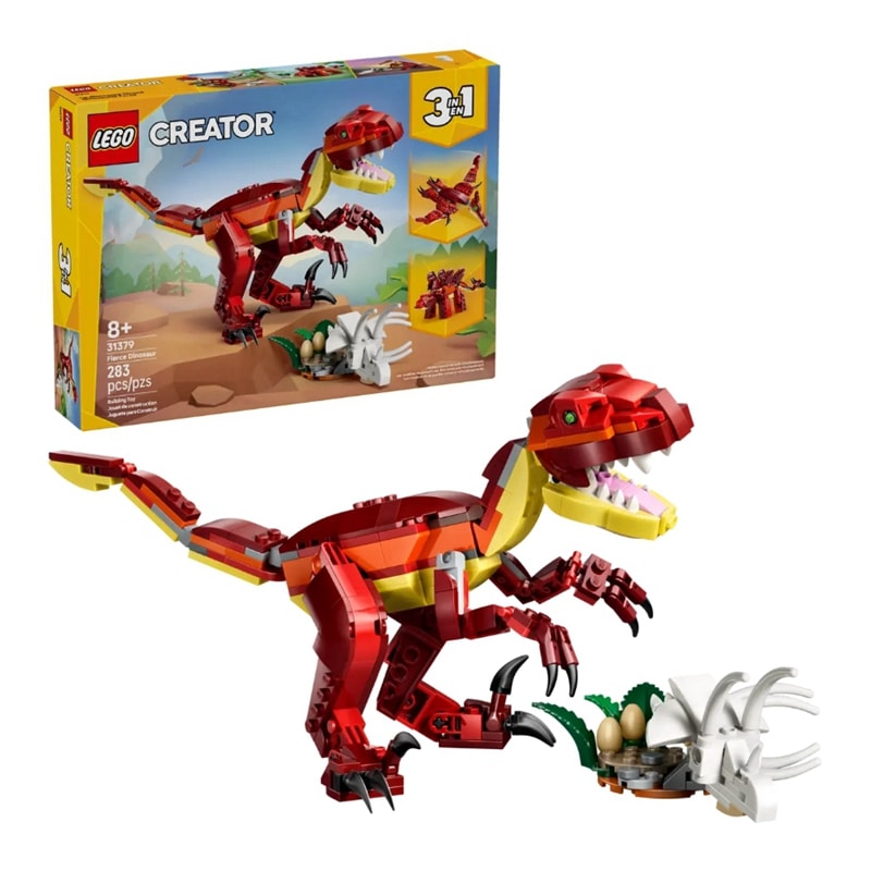 【LEGO 樂高】磚星球〡 31379 創意三合一系列 凶猛恐龍 Fierce Dinosaur