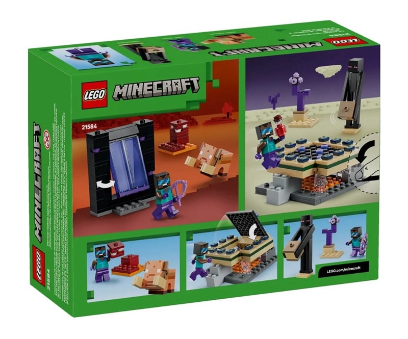 【LEGO 樂高】磚星球〡 21584 當個創世神 地獄和終界傳送門之旅 Nether & End Portal Journey