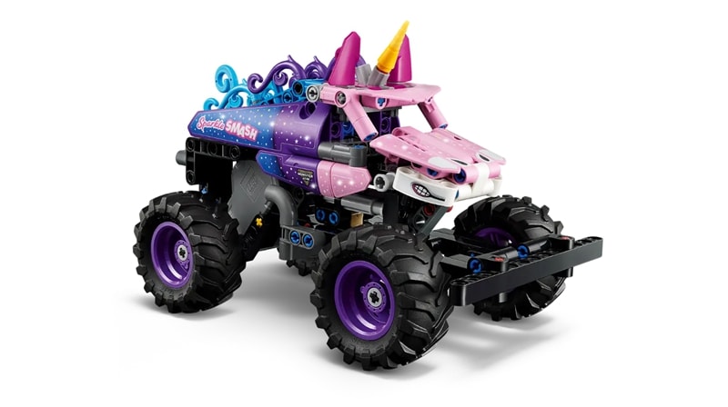 【LEGO 樂高】磚星球〡 42220 動力科技 Sparkle Smash閃亮粉碎 迴力車 Monster Jam™  Sparkle Smash™ Pull-Back