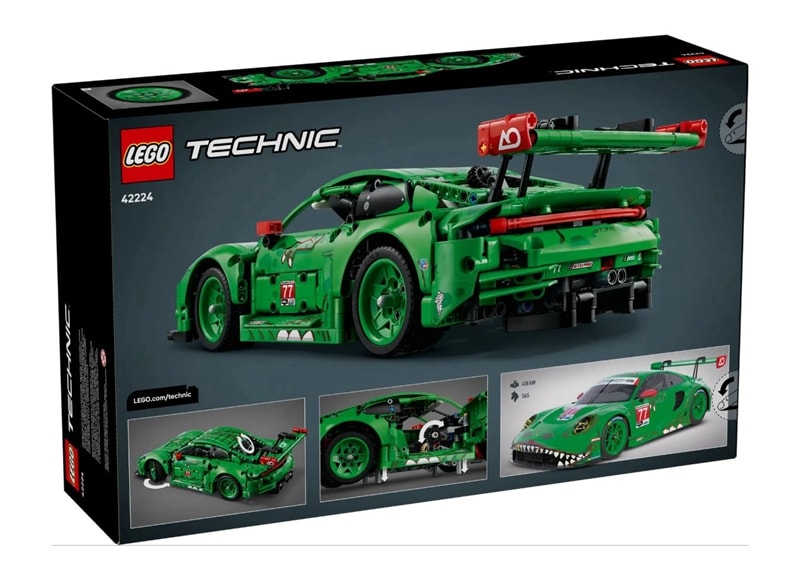 【LEGO 樂高】磚星球〡 42224 動力科技 保時捷 911 GT3 R REXY Porsche 911 GT3 R REXY AO Racing Car