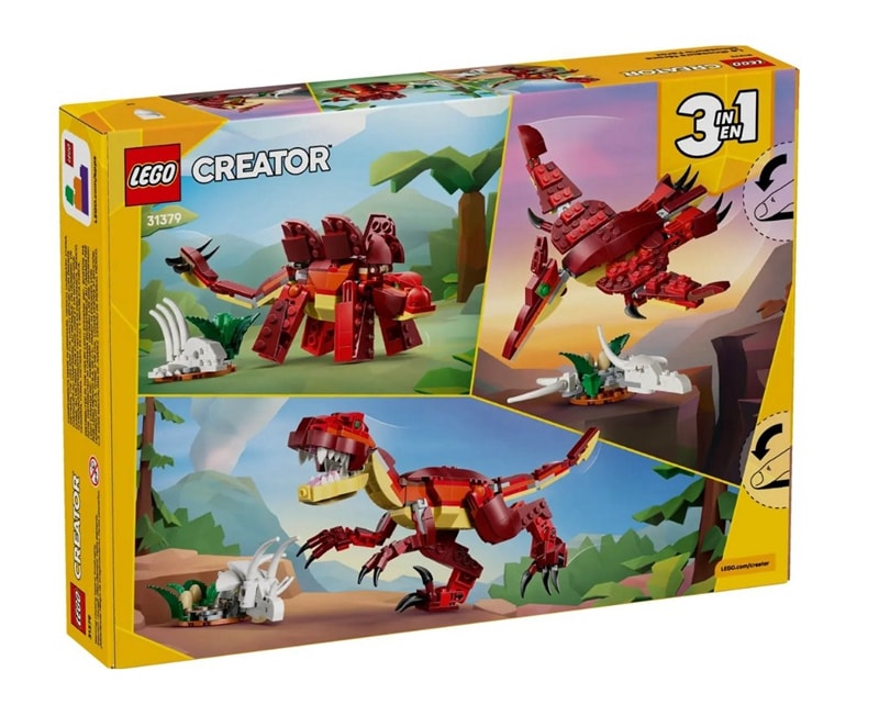 【LEGO 樂高】磚星球〡 31379 創意三合一系列 凶猛恐龍 Fierce Dinosaur