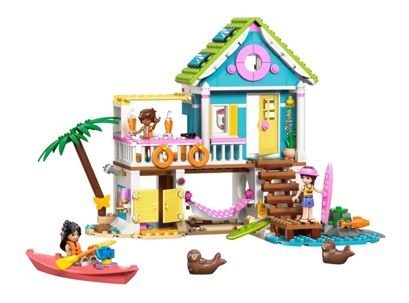 【LEGO 樂高】磚星球〡 42699 好朋友系列 海灘小屋和海豹 Beach House with Seals