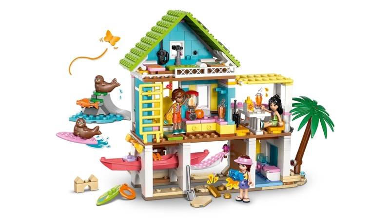 【LEGO 樂高】磚星球〡 42699 好朋友系列 海灘小屋和海豹 Beach House with Seals