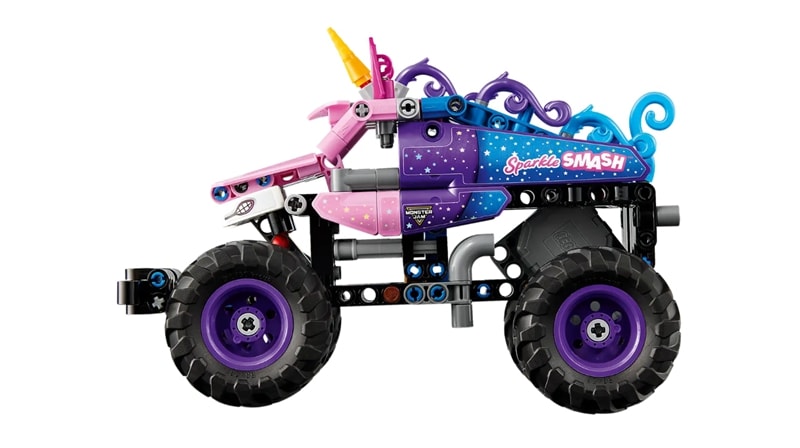 【LEGO 樂高】磚星球〡 42220 動力科技 Sparkle Smash閃亮粉碎 迴力車 Monster Jam™  Sparkle Smash™ Pull-Back