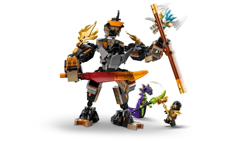 【LEGO 樂高】磚星球〡 71854 旋風忍者 阿剛的任務機械人和龍形冰忍 Cole's Mission Mech & Dragon Zane