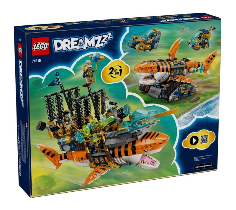 【LEGO 樂高】磚星球〡 71515 夢工廠系列 虎鯊坦克 Tiger Shark Tank