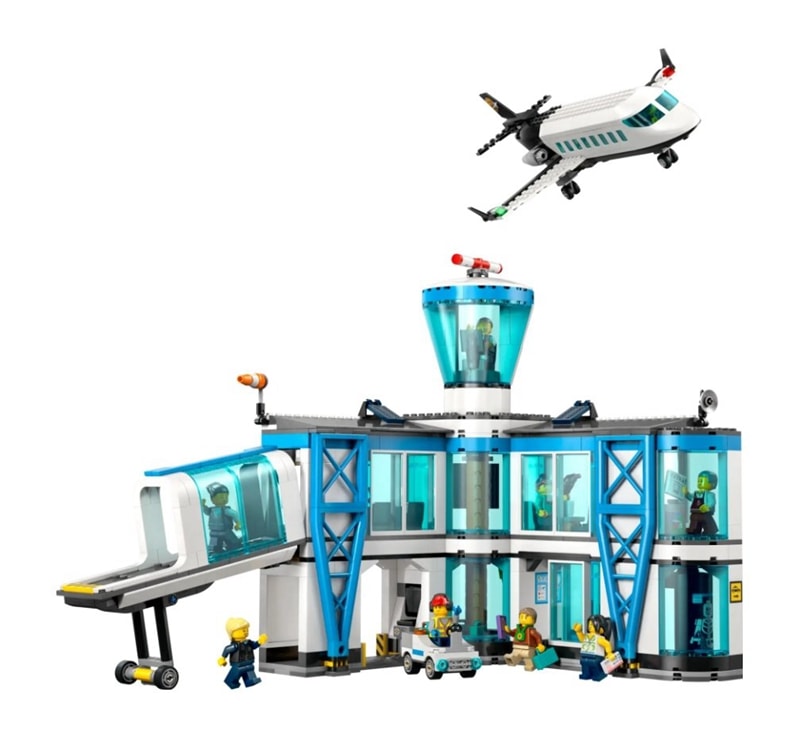 【LEGO 樂高】磚星球〡 60502 城市系列 機場與飛機 Airport with Airplane