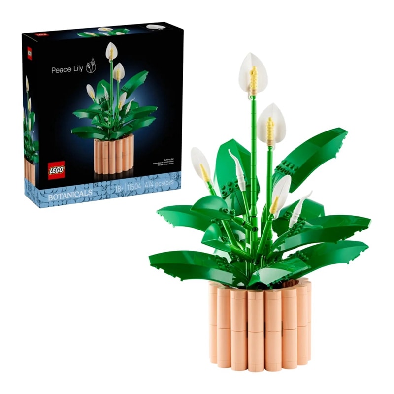 【LEGO 樂高】磚星球〡 11504 花藝系列 白鶴芋 Peace Lily