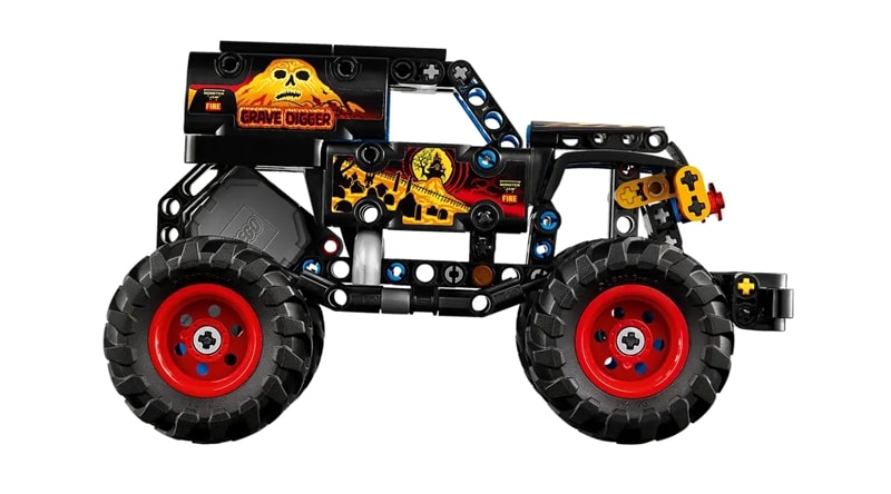 【LEGO 樂高】磚星球〡 42219 動力科技 Grave Digger 火與冰 Monster Jam™ Grave Digger™ Fire and Ice