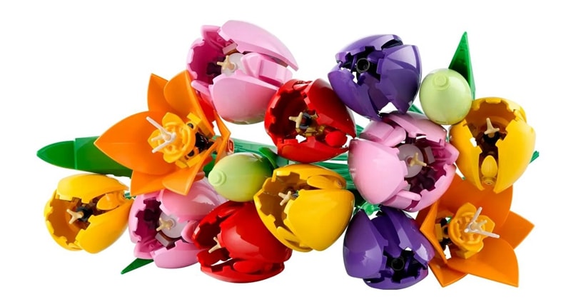 【LEGO 樂高】磚星球〡 11501 花藝系列 鬱金香花束 Tulip Bouquet