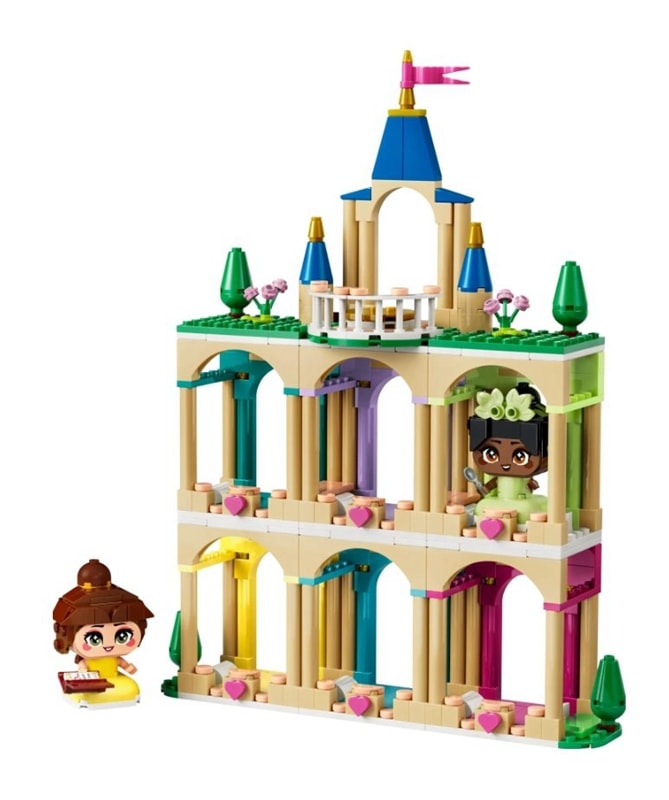 【LEGO 樂高】磚星球〡 43291 迪士尼系列 迷你貝兒和蒂安娜與城堡 Mini Belle & Tiana with Castle