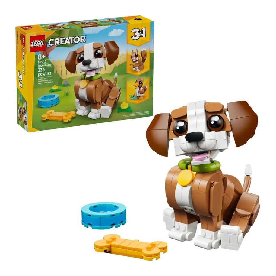 【LEGO 樂高】磚星球〡 31382 創意三合一系列 可愛動物 頑皮小狗 Cute Animals: Playful Puppy Dog