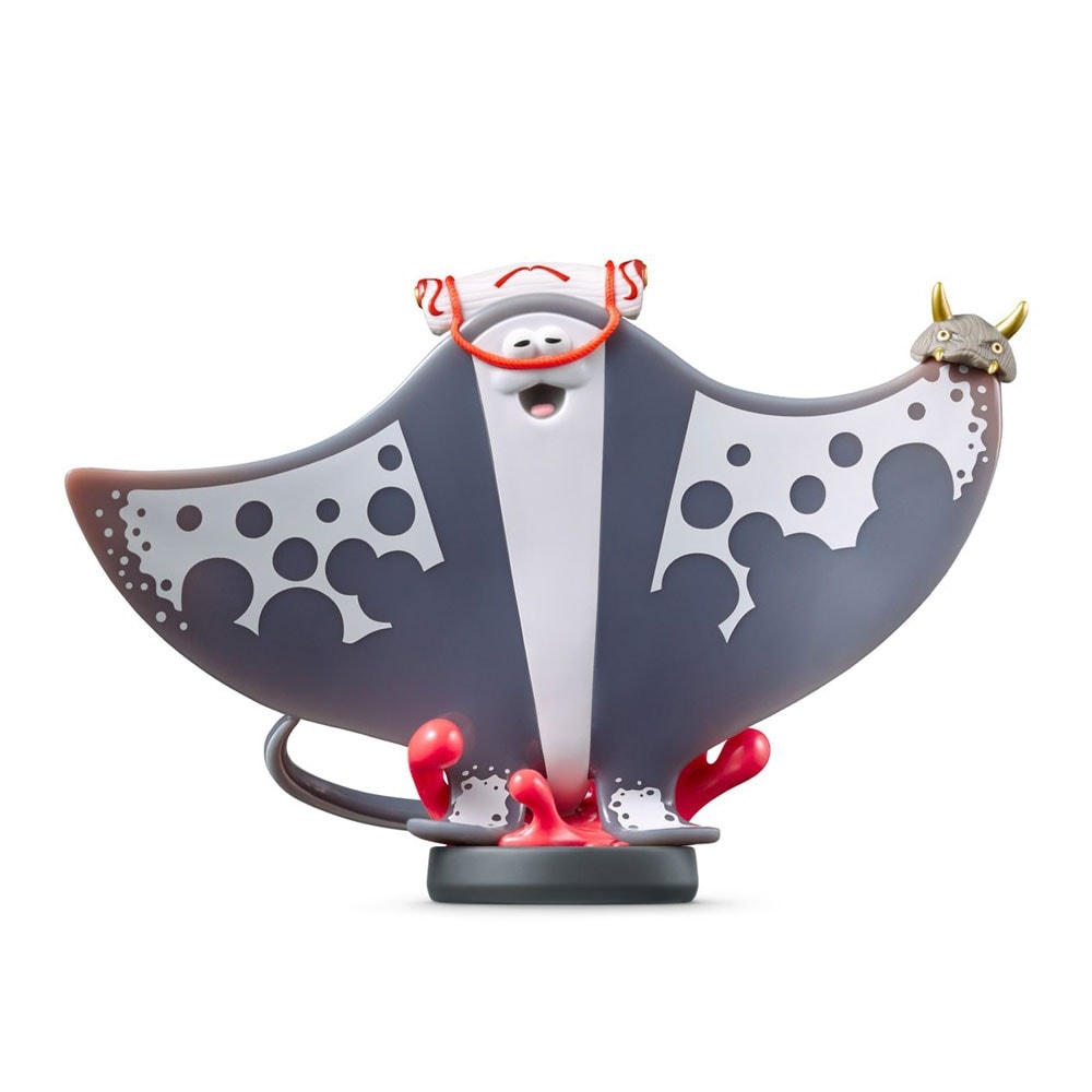 【Nintendo 任天堂】【AS電玩】Amiibo 魚漿幫 鰻魚/鯊魚/鬼蝠魟 ( 莎莎/曼曼/鬼福 ) 三入組 斯普拉遁3 漆彈3系列