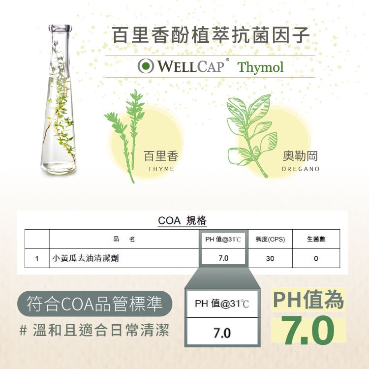 【ohmagic歐美淨】小黃瓜植萃去油碗盤清潔劑500ml(1入)