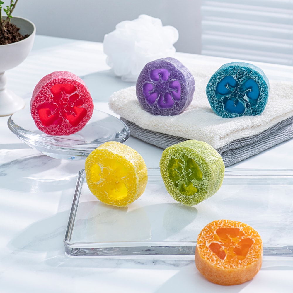 【薰衣草森林Select】純淨絲瓜皂禮盒(50Gx6入) | 肥皂 香皂 去角質皂 沐浴皂 洗手 潔顏 去角質 絲瓜絡
