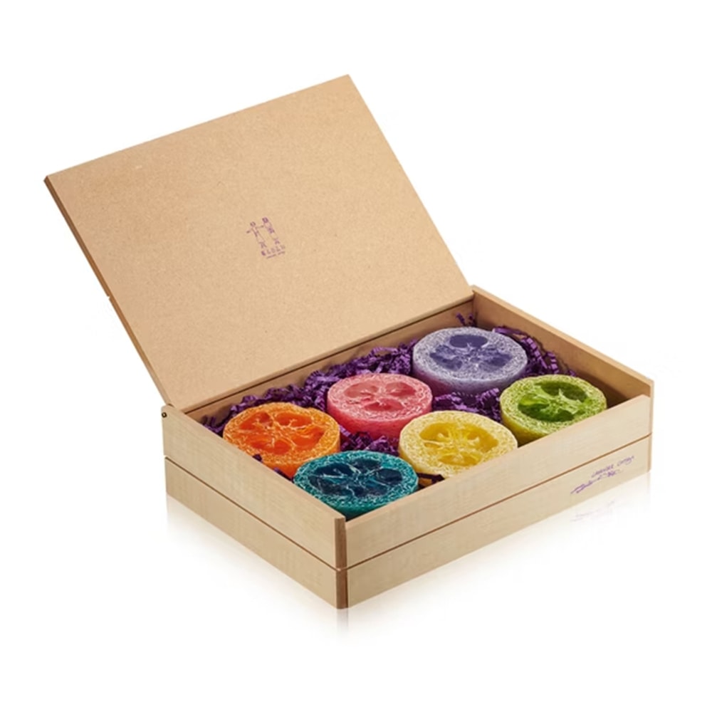 【薰衣草森林Select】純淨絲瓜皂禮盒(50Gx6入) | 肥皂 香皂 去角質皂 沐浴皂 洗手 潔顏 去角質 絲瓜絡