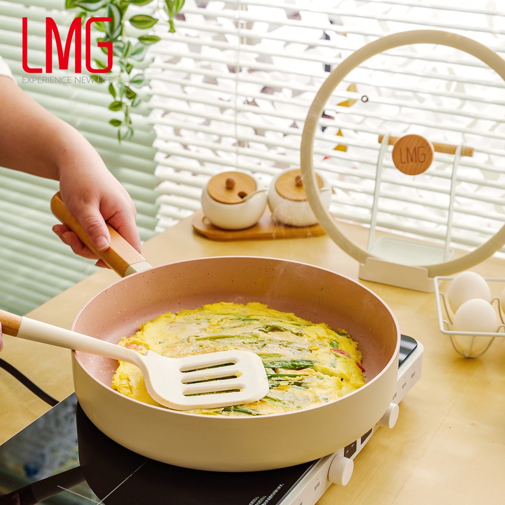 【LMG】雪藏系列不沾平底鍋28cm(含蓋)
