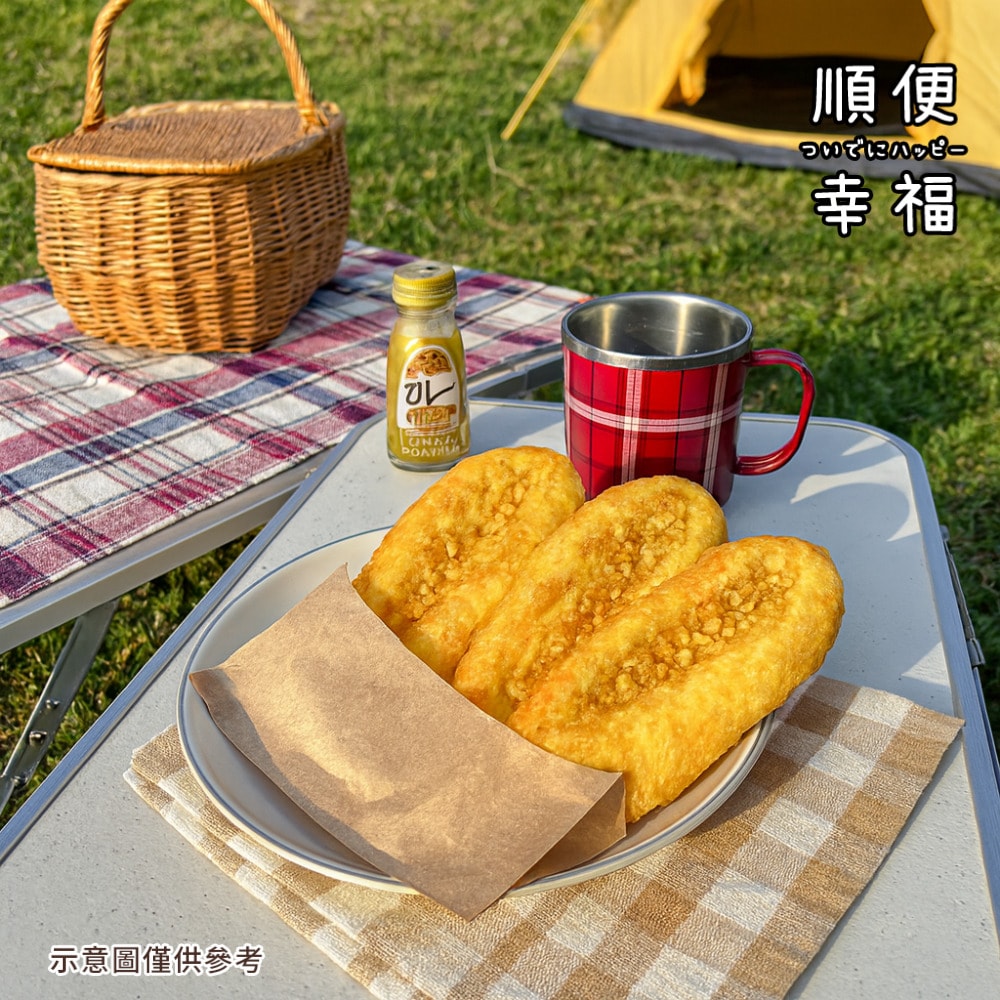 【順便幸福】大蒜麵包-奶香+咖哩4入x1組(蒜香 麵包 零食)(7個工作天出貨)