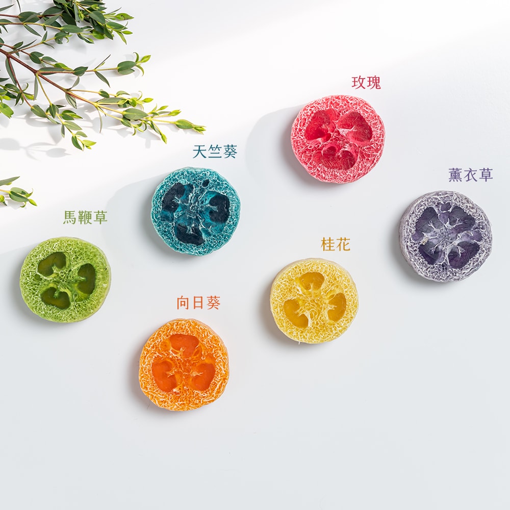 【薰衣草森林Select】森林寶石 絲瓜皂系列 (6款可選) x3入 | 肥皂 香皂 去角質皂 沐浴皂 去角質 絲瓜絡